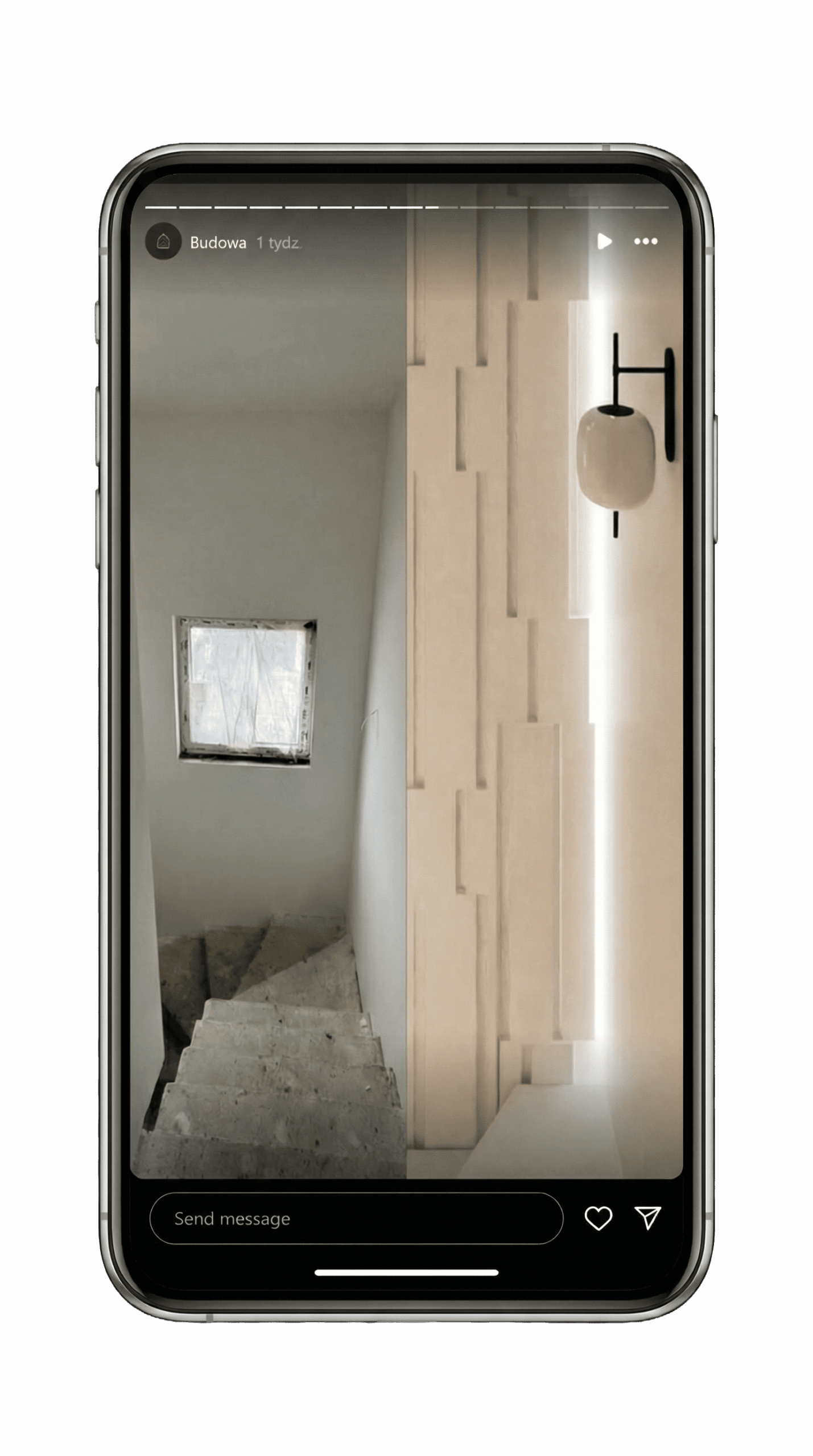 Angelika Augustyn na budowie domu